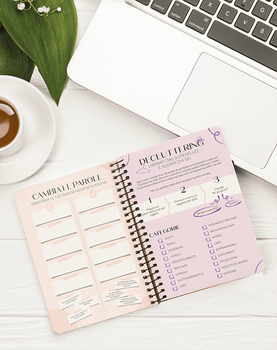 agenda motivazionale interno decluttering