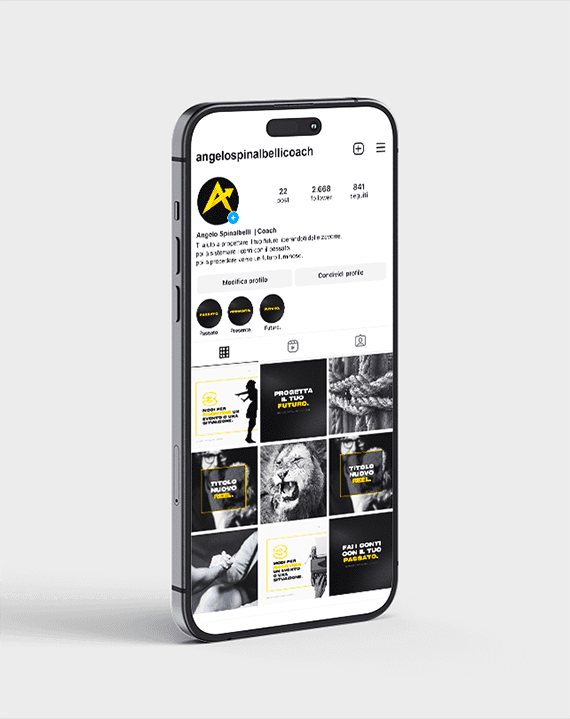 angelo spinalbelli social feed layout