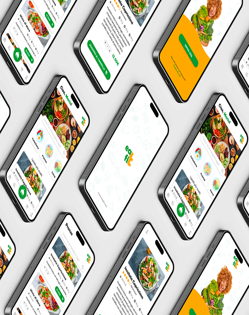 schermate mockup eatfit